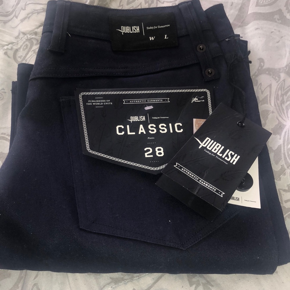 Woman’s Publish jeans navy blue size 28